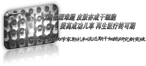 巧避伦理难题__皮肤亦成干细胞__省略_学家郭礼和谈近期干细胞研究新突破_江世亮